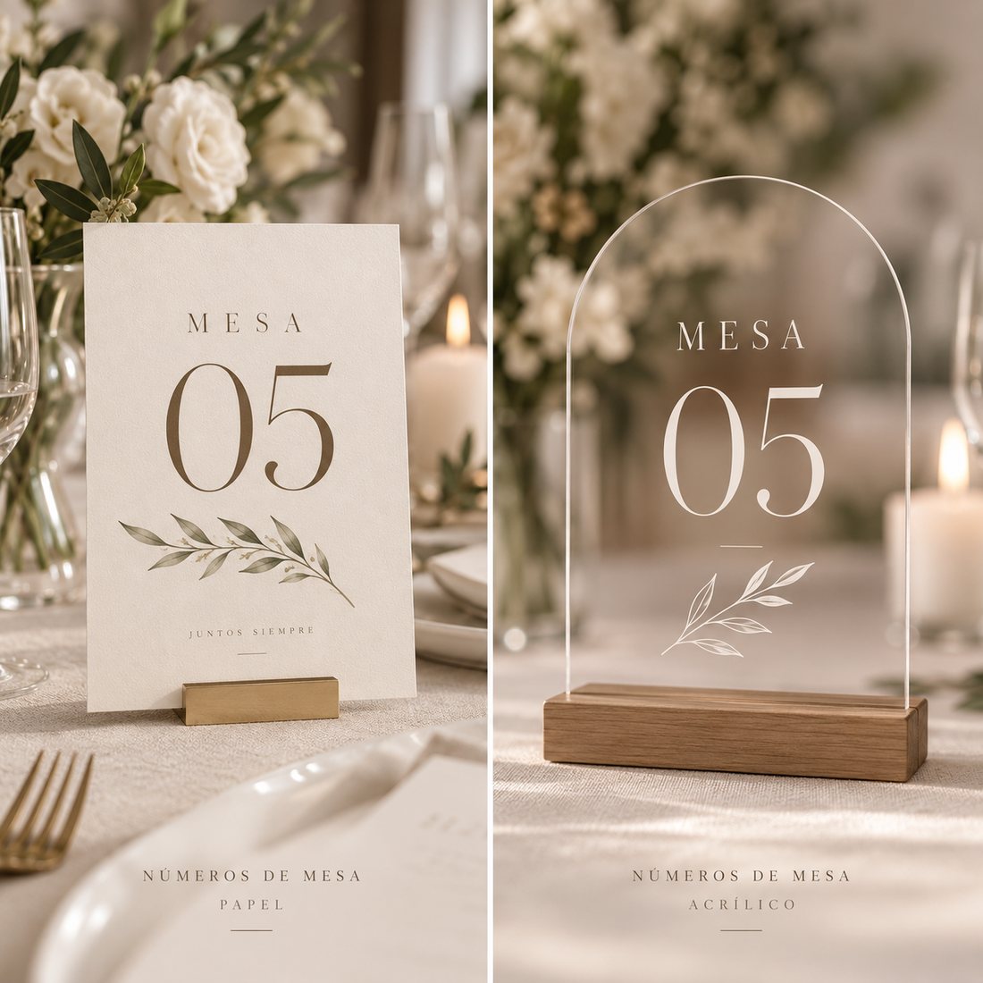 Números de mesa